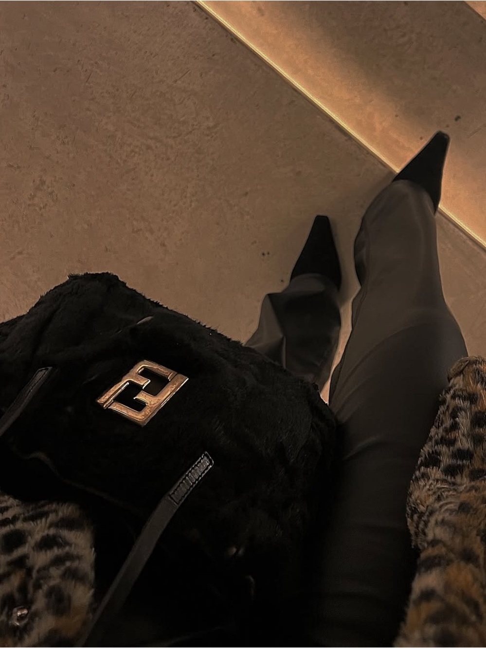 FENDI | Black Small Tote Bag with Silver Logo - Picture 2 of 11